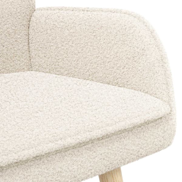 2-sits soffa Gräddvit 115 x 61 x 87 cm Bouclé