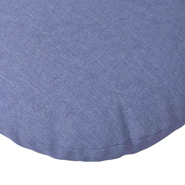 Sittkuddar 2 pcs Jeansblå Ø30 x 13 cm tyg