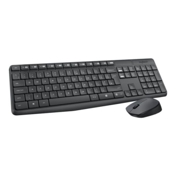 Tangentbord+Mus LOGITECH MK235 WL Grå