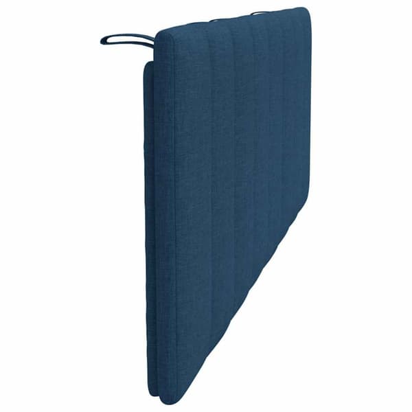 Headboard Cushion "Hanko" Blue 120 cm Fabric