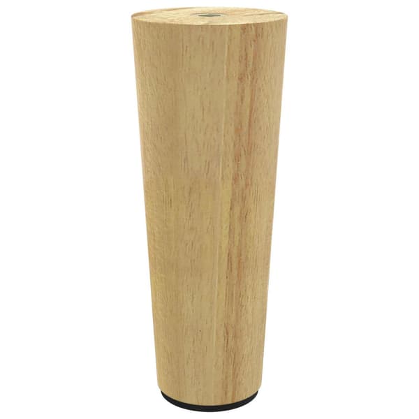 Möbelfötter 2 pcs Brun Ø 44 x 100 mm Massiv Eukalyptus Trä