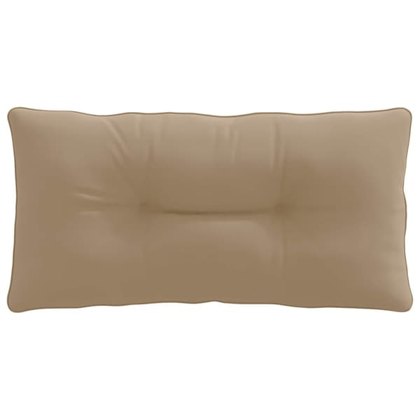 Ryggkudde PUTTEN 100% Polyester Taupe 80 x 40 x 10 cm