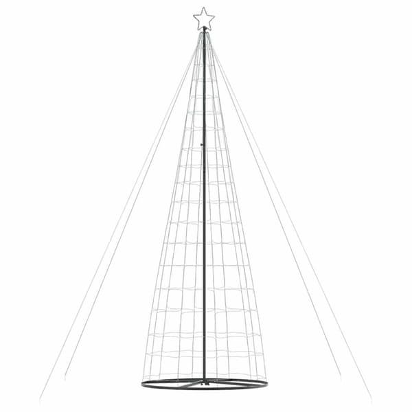 LED julgran 1534 LEDs kallvit 500 cm