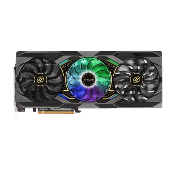 ASRock Radeon RX 9070 XT Taichi 16GB OC - grafikkort - Radeon RX 9070 XT - 16 GB Svart