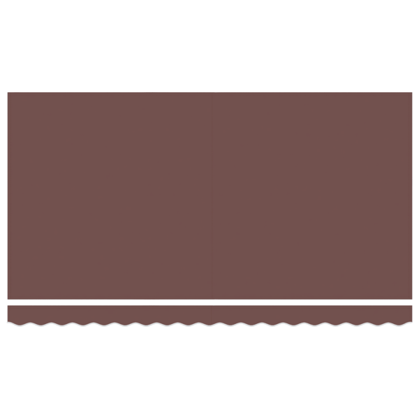 Utdragbar markis Brun 400 x 200 cm tyg