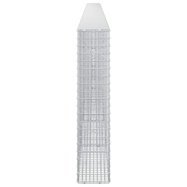 Gabion med 3,5 mm tråd och 5x2,5 cm nät 650x20x100 cm