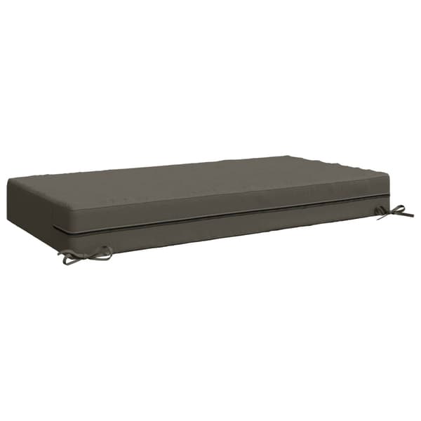 Sittkudde SOEST 100% Polyester Grå 120 x 60 x 15 cm