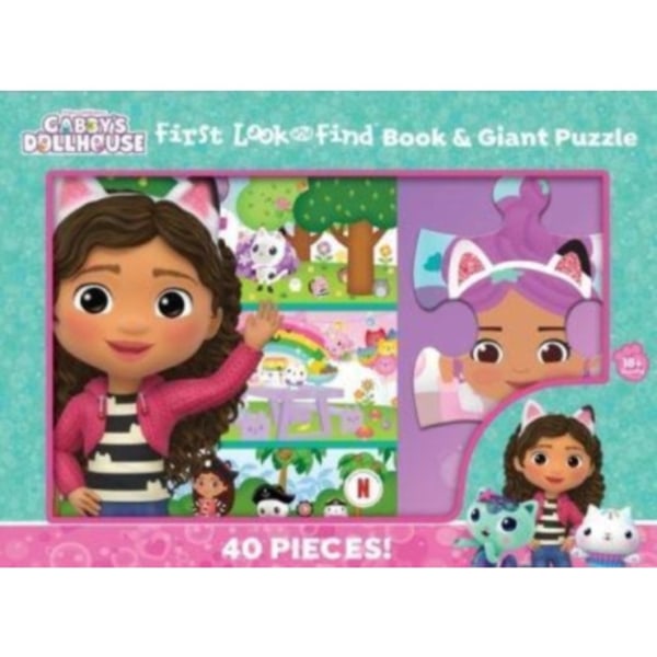 Gabby First Look & Find Book & Giant Puzzle (inbunden, eng)