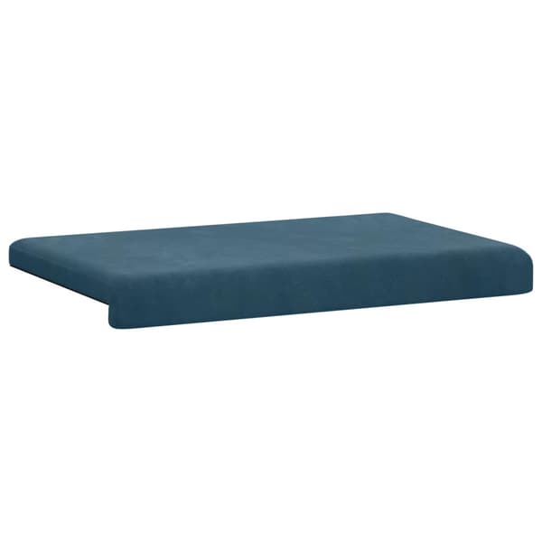 Bänk kudde Sammet (V) Blå Djup 35 cm