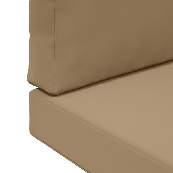 Utomhus Soffa Kudde 3 pcs Taupe Polyester