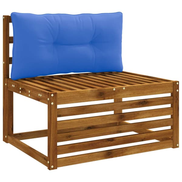 Ryggkudde PUTTEN 100% Polyester Kungsblå 80 x 40 x 10 cm