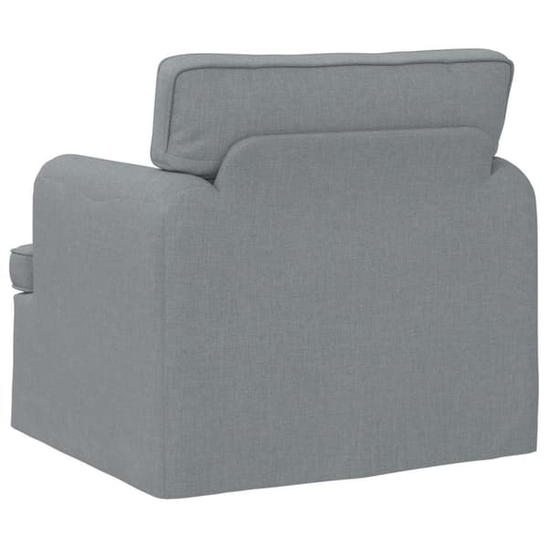 Soffa Ljusgrå 84 x 80 x 85 cm tyg