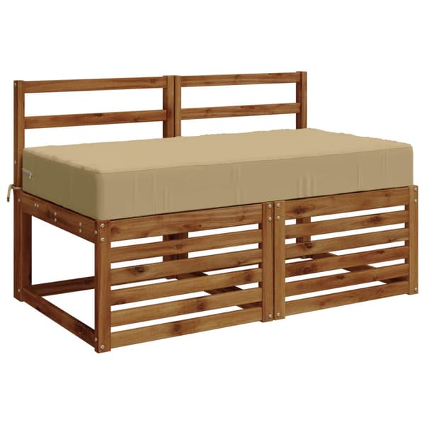 Sittkudde SOEST 100% Polyester Beige 120 x 80 x 15 cm