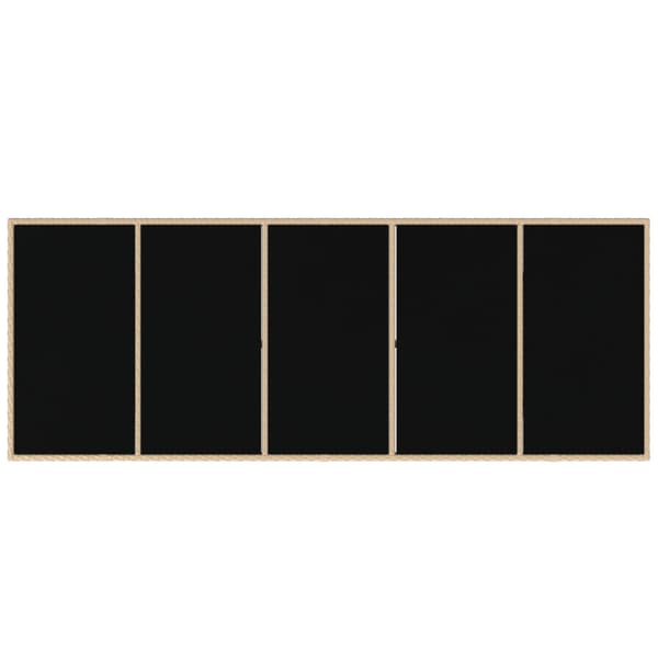 Trädgårdsmöbelset 11 pcs Beige konstrotting