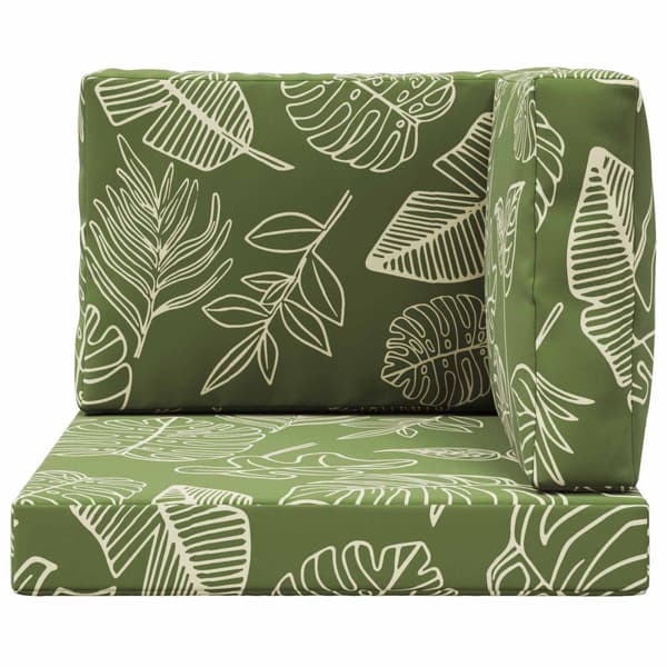 Utomhus Soffa Kudde 3 pcs Bladdesign Polyester