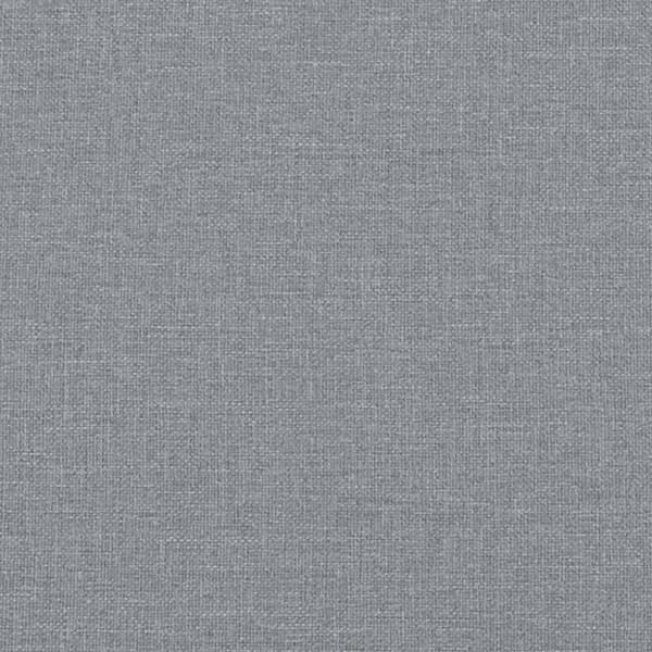 Dagbädd utdragbar ljusgrå 100x190 cm tyg