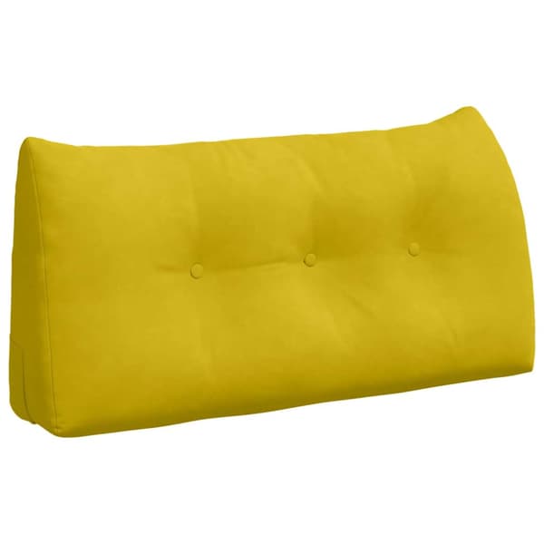 Ryggkudde Gul 100 x 24 x 50 cm Sammet