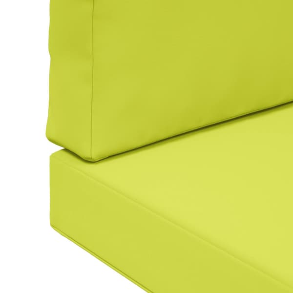 Utomhus Soffa Kudde 2 pcs Grön Polyester