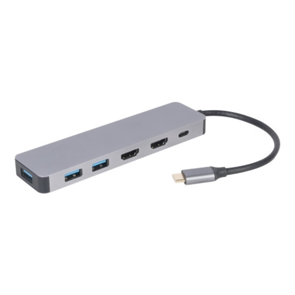 Cablexpert A-CM-COMBO3-03 - dockningsstation - USB-C 3.1 - 2 x HDMI
