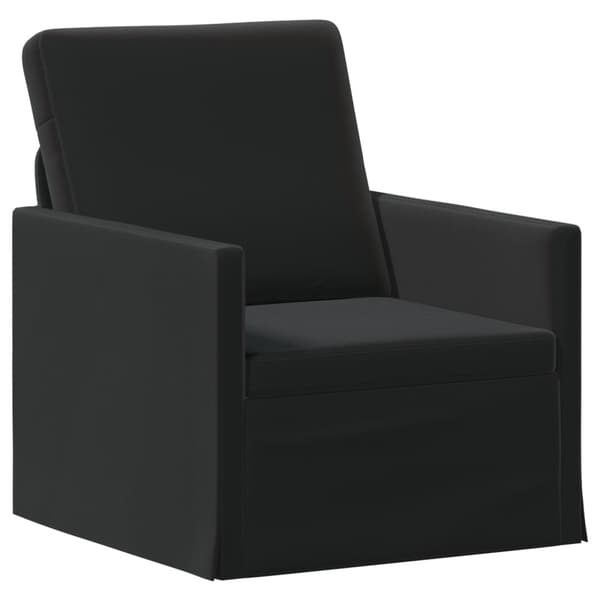 Soffset 2 st Svart Sammet (V)