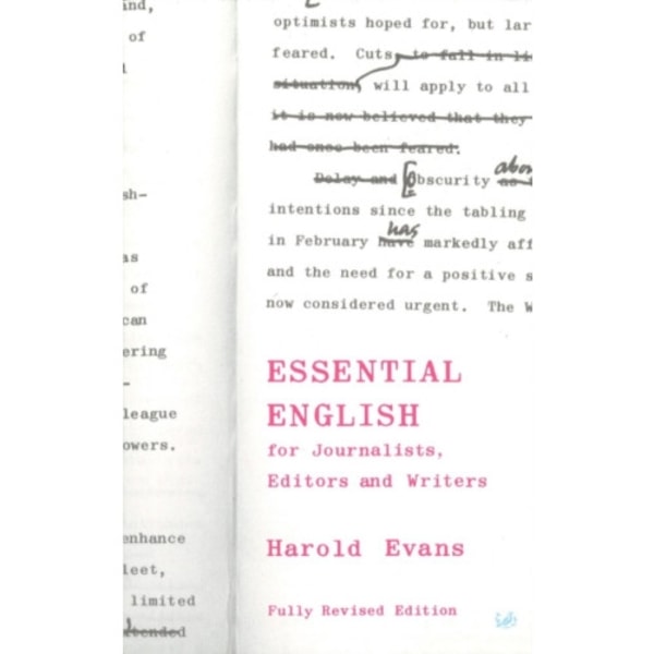 Essential English for Journalists, Editors and Writers (häftad, eng)