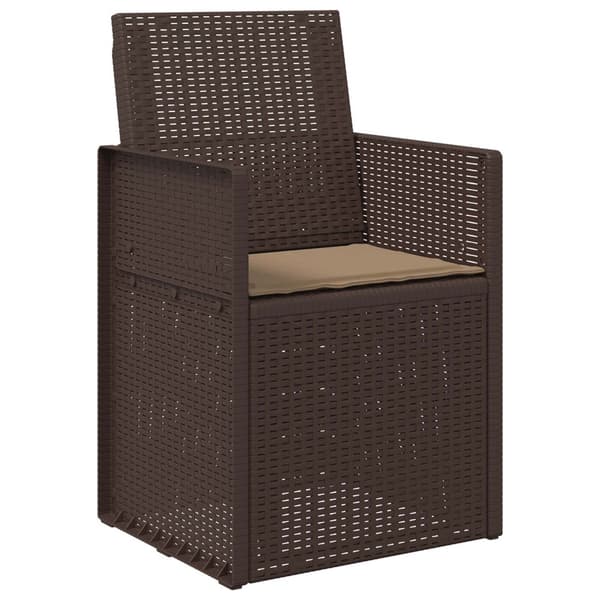 Sittkuddar 2 pcs Taupe 47 x 36 x 2 cm Polyester