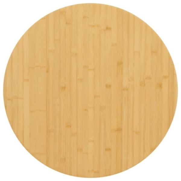 Bordsskiva Ø60x4 cm bambu