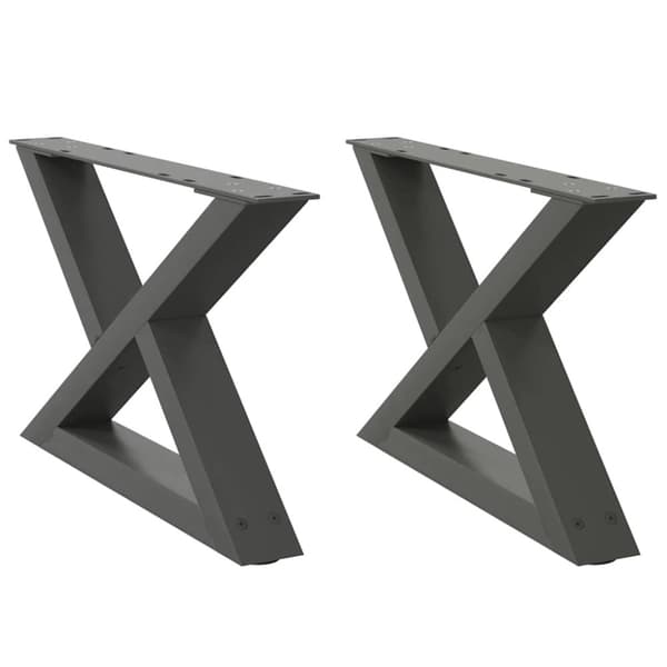 Soffbordsben 2 st antracit 50x(30-31,3) cm stål