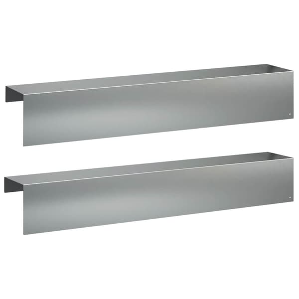 Topprofil för rabattkant 2 st 100 x 20 x 15 cm