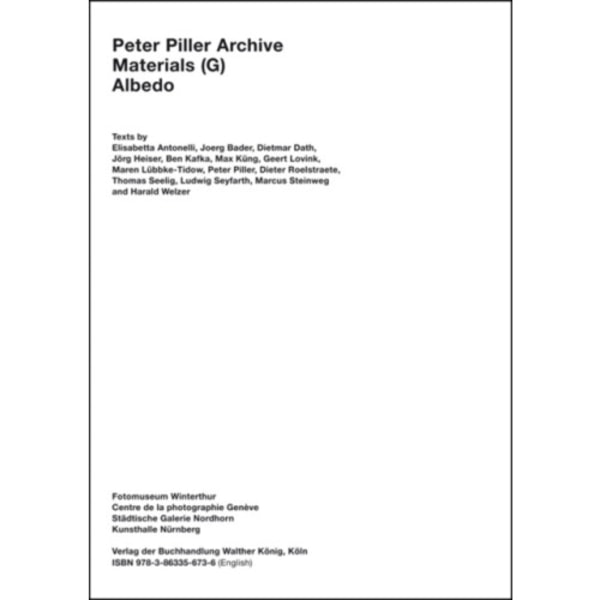 Peter Piller Archive+ Materials (G) Albedo (inbunden, eng)