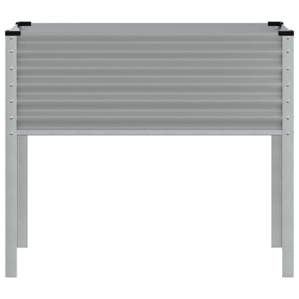 Odlingslåda grå 100x45x90 cm stål