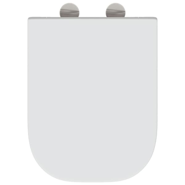 Toalettstol Vit 47,5 x 35 x 3,6 cm Duroplast