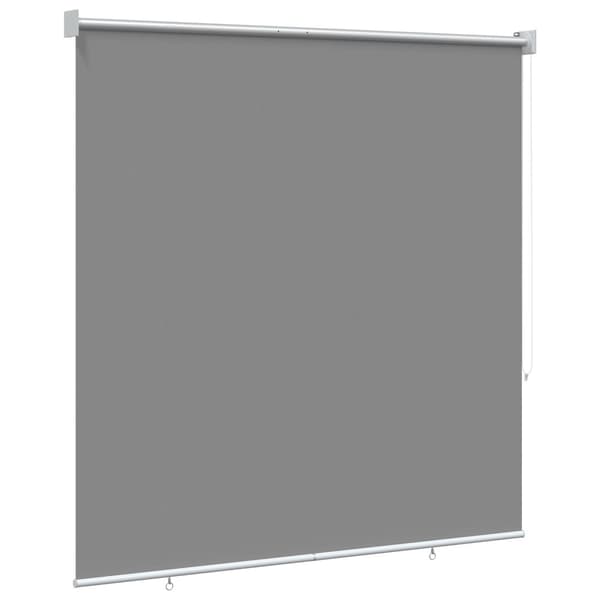 Rullgardin UV-skydd Ljusgrå 120 x 140 cm Polyester