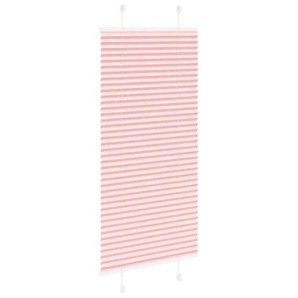 Plisserad persienn rosa 60x150cm tyg bredd 59,4cm polyester