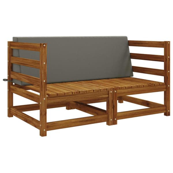 Ryggkudde SOEST 100% Polyester Grå 120 x 20 x 40 cm