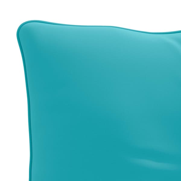 Ryggkudde PUTTEN 100% Polyester Turkos 50 x 40 x 10 cm