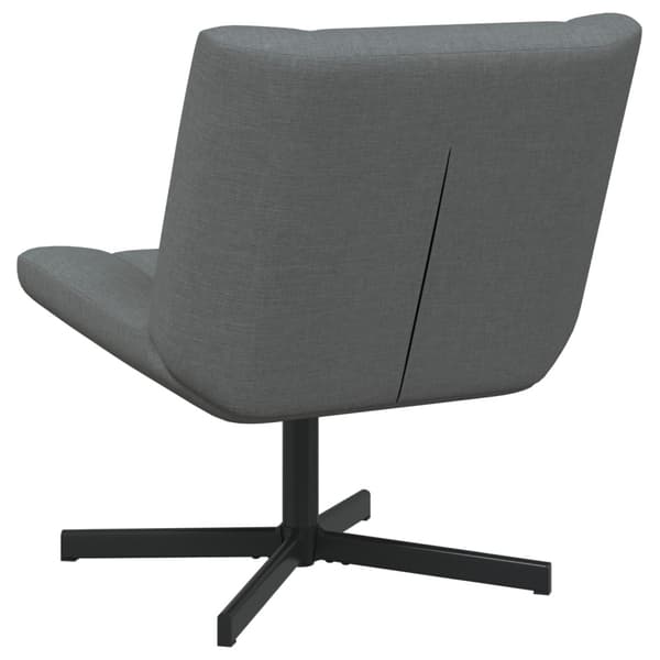 Skrivstol Mörkgrå 63 x 75 x 76 cm tyg