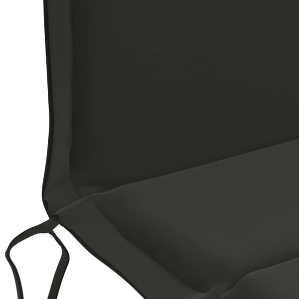 6-delade Höga Ryggstolsdynor GEMERT 6 st 100% Polyester Svart