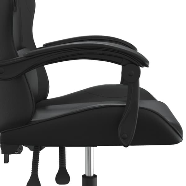 Gamingstol svart konstläder