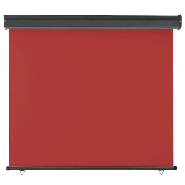 Balkongmarkis 125x250 cm röd