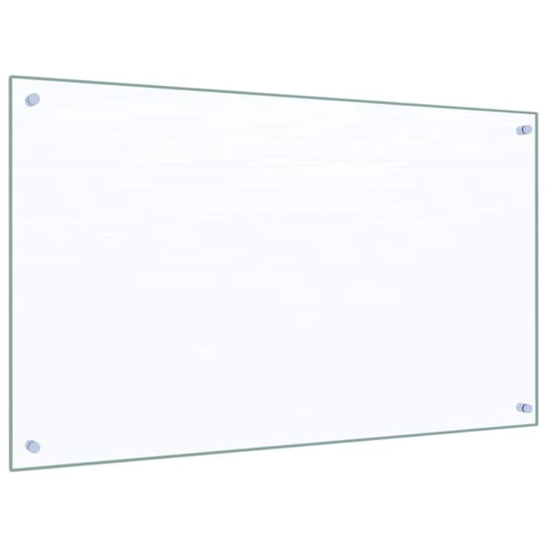 Köksskydd 2 pcs Transparent 100 x 60 cm härdat glas