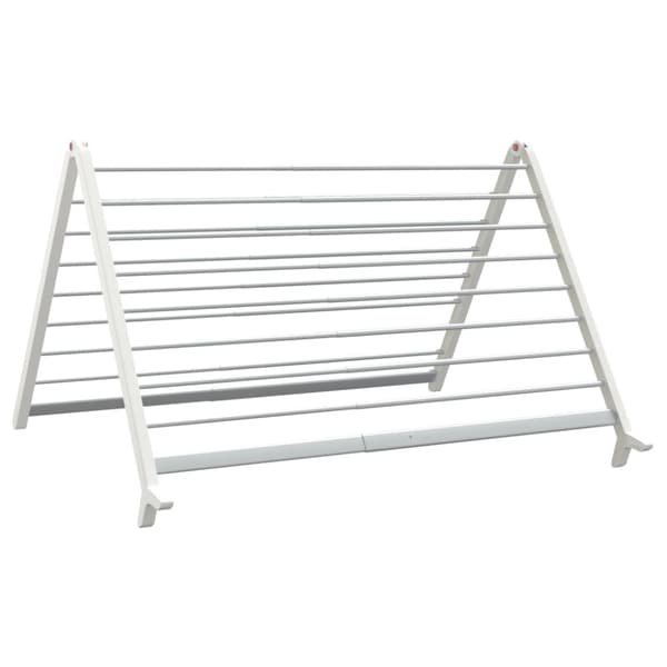 Torkställ för badkar utfällbart 53-90 cm aluminium