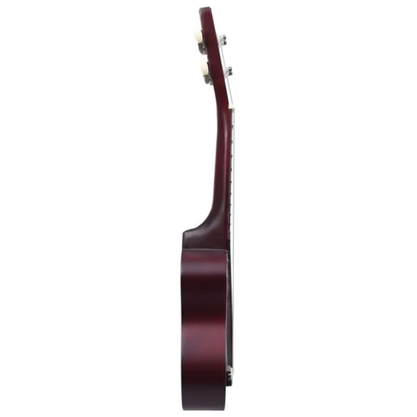 Ukulele med väska för barn sopran ljust trä 21"