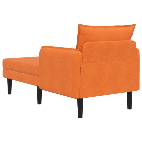 Stor schäslong Orange Mockatyg