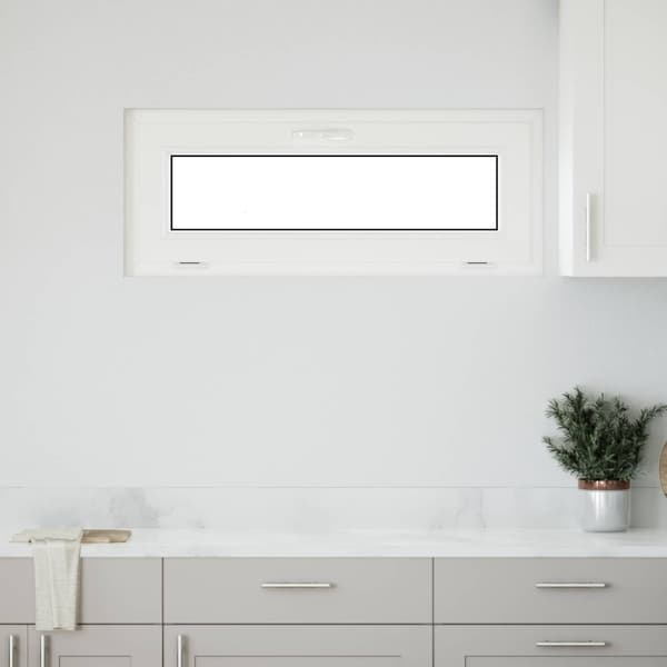Källarfönster RISOR 100 x 40 cm PVC och glas