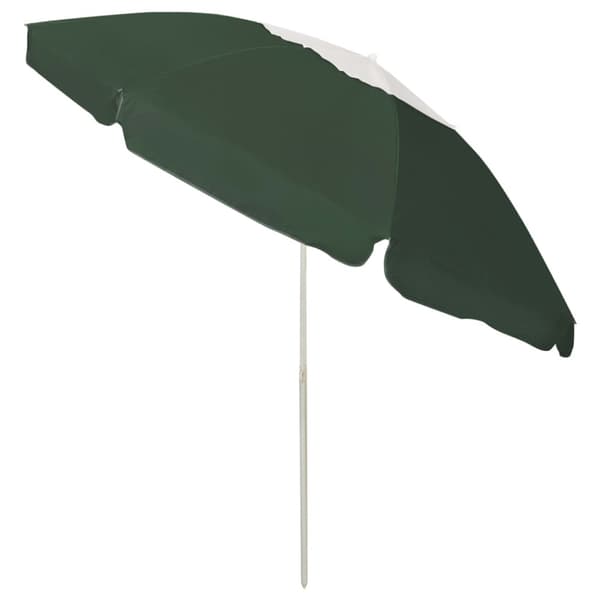 Strandparasoll grön 240 cm