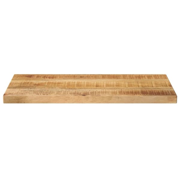 Bordsskiva 60x30x3,8 cm rektangulär massivt grovt mangoträ