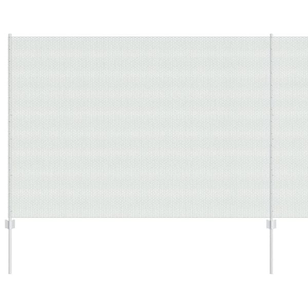Stängsel med stolpe Silver 1,6 x 25 m Stål