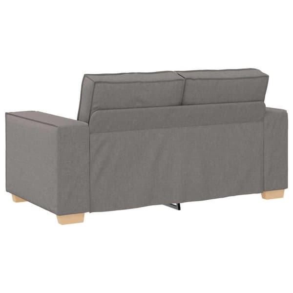 2-sitssoffa taupe 160x78x84 cm tyg