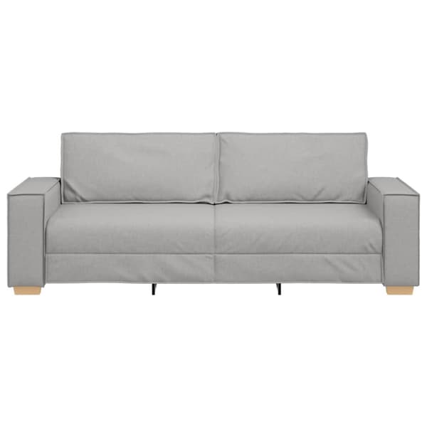 3-sitssoffa molngrå 220x78x84 cm tyg
